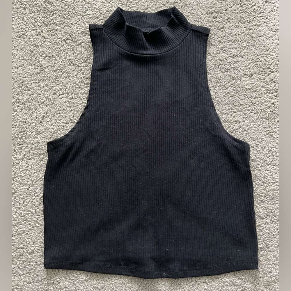 aeropostale mock neck tank top